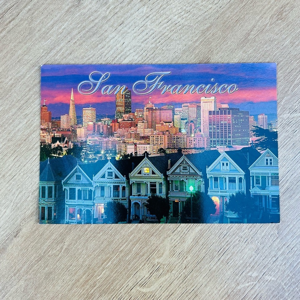 3 for $10: Vintage Painted Ladies San Francisco Post Card Unposted